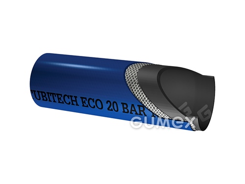 Tlaková hadica na vodu a vzduch TUBIPRESS ECO 20, 8/13mm, 20bar, PVC/PVC, -5°C/+60°C, modrá
